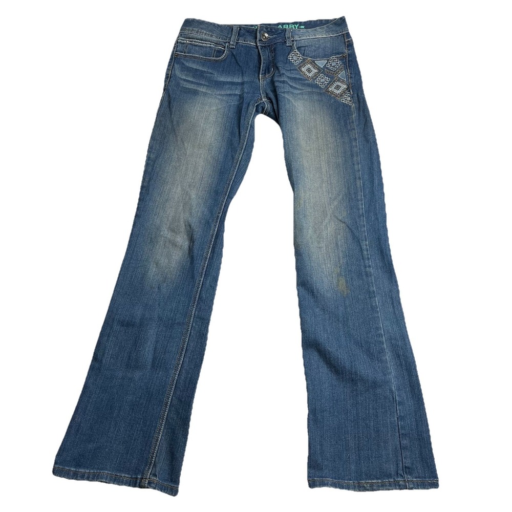 Women's Cruel Denim Abby Embroidered Jeans Bootcut 28 5 L Boho Y2K
